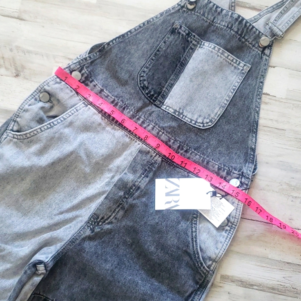 Zara PANEL DENIM OVERALLS   bloggers favorite - Picture 5 of 7